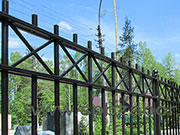 Комбинированный забор 